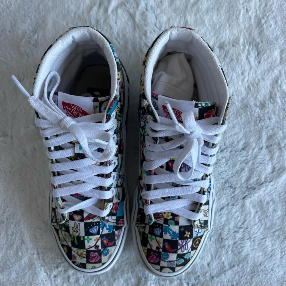 CUSTOMS DOODLE CHECK SK8-HI - Picture 12 of 16